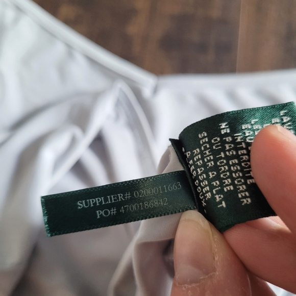 Lauren Ralph Lauren Silver Metallic Knitted Top Size M - Picture 8 of 8